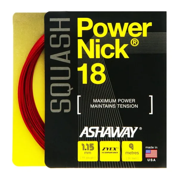 Ashaway PowerNick 18 Squash String Set