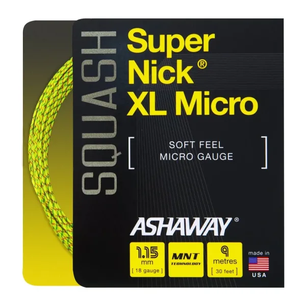 Ashaway SuperNick XL Micro Squash String Set