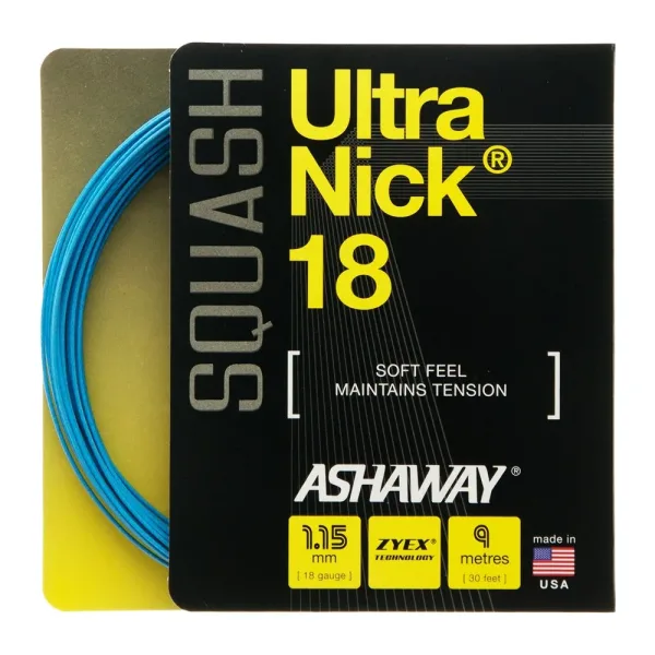 Ashaway UltraNick 18 Squash String Set