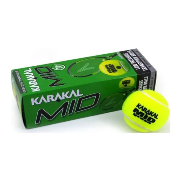 Karakal Mid Green Dot Tennis Balls