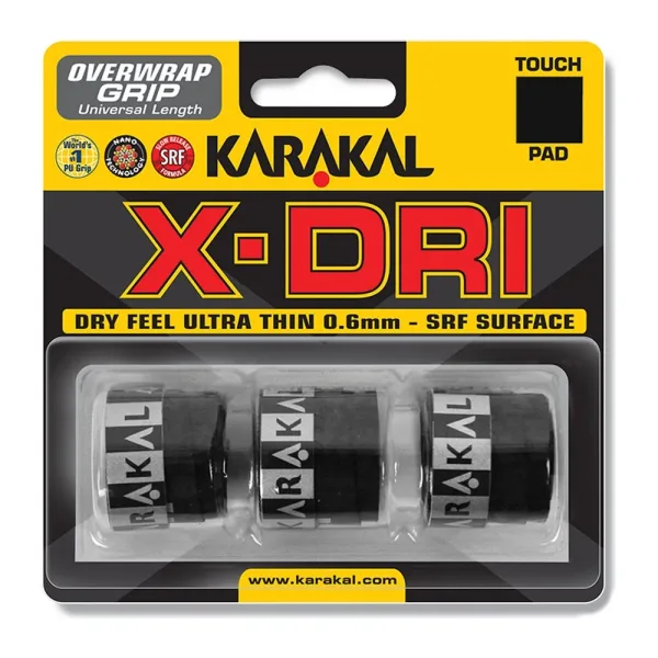 Karakal X-Dri Overgrip (3 Pack)