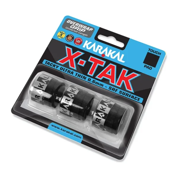Karakal X-Tak Overgrip (3 Pack)
