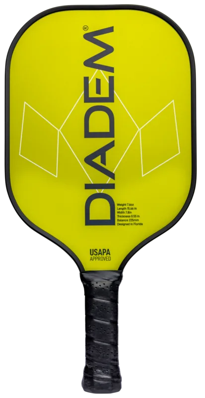 Diadem Hero V2 Pickleball Paddle Yellow